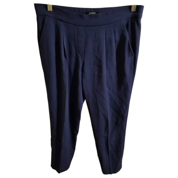 Aritzia Babaton Women's Size 4 Navy Blue Cohen Trouser Pants - Picture 2 of 5